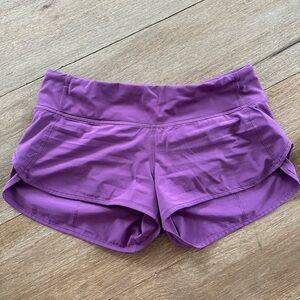 Lululemon Women's Purple Athletic Shorts
